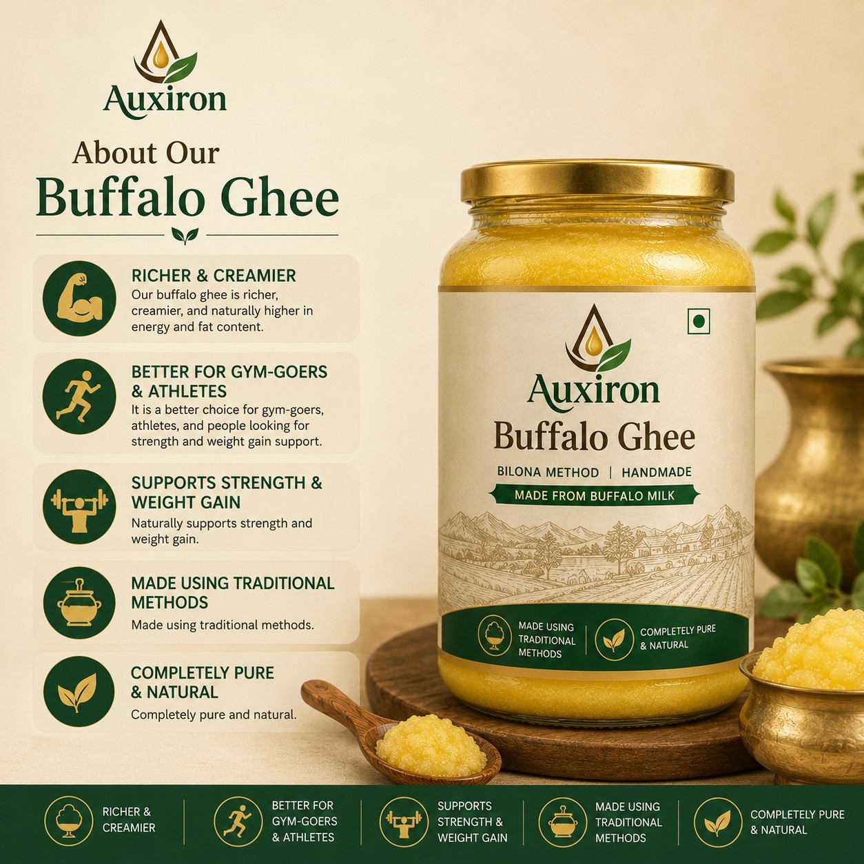 Shuddh Deshi Bilona Ghee | Pure Buffalo Ghee - image 3