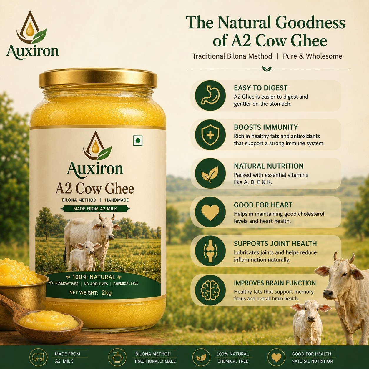 A2 Cow Ghee - Handcrafted from Curd - image 4